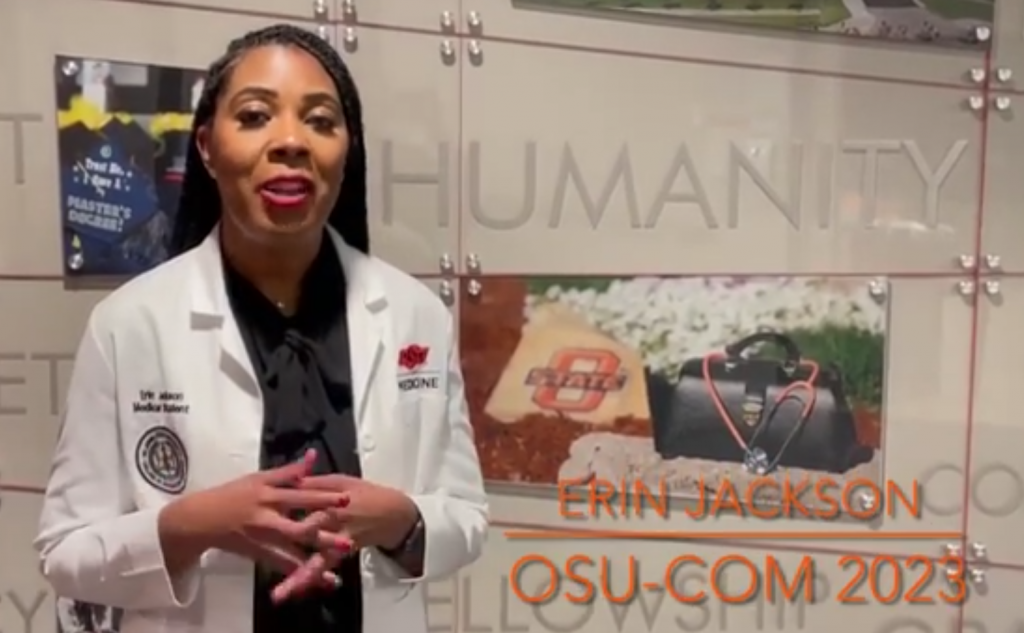 Read more about the article Cohort 5 Fellow Erin Jackson receives Tulsa Osteopathic Medical Society Scholarship, highlights Schweitzer Fellowship in video
